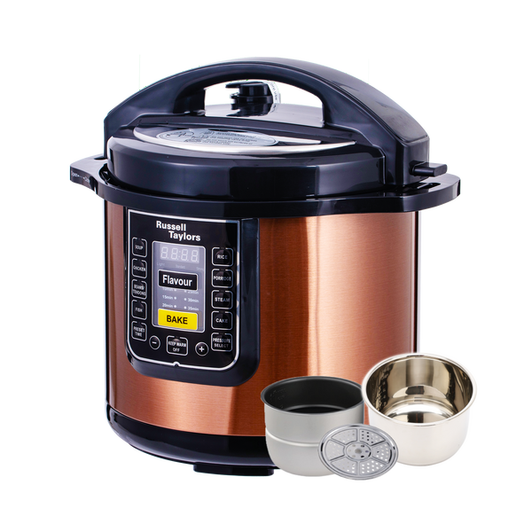 Russell Taylors Pressure Cooker 8L PC 80 2 Pots